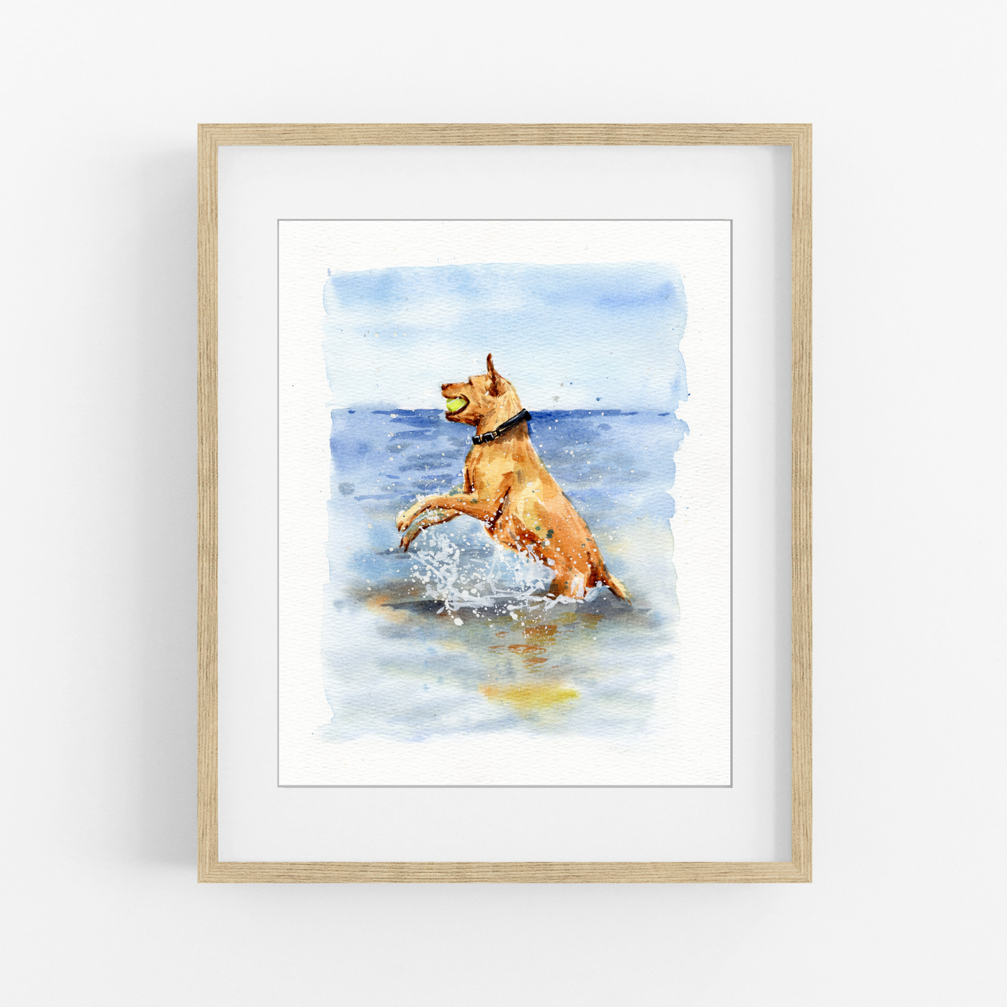 Pet Memorial Portrait From Photo | Personalized Pet Loss Gift