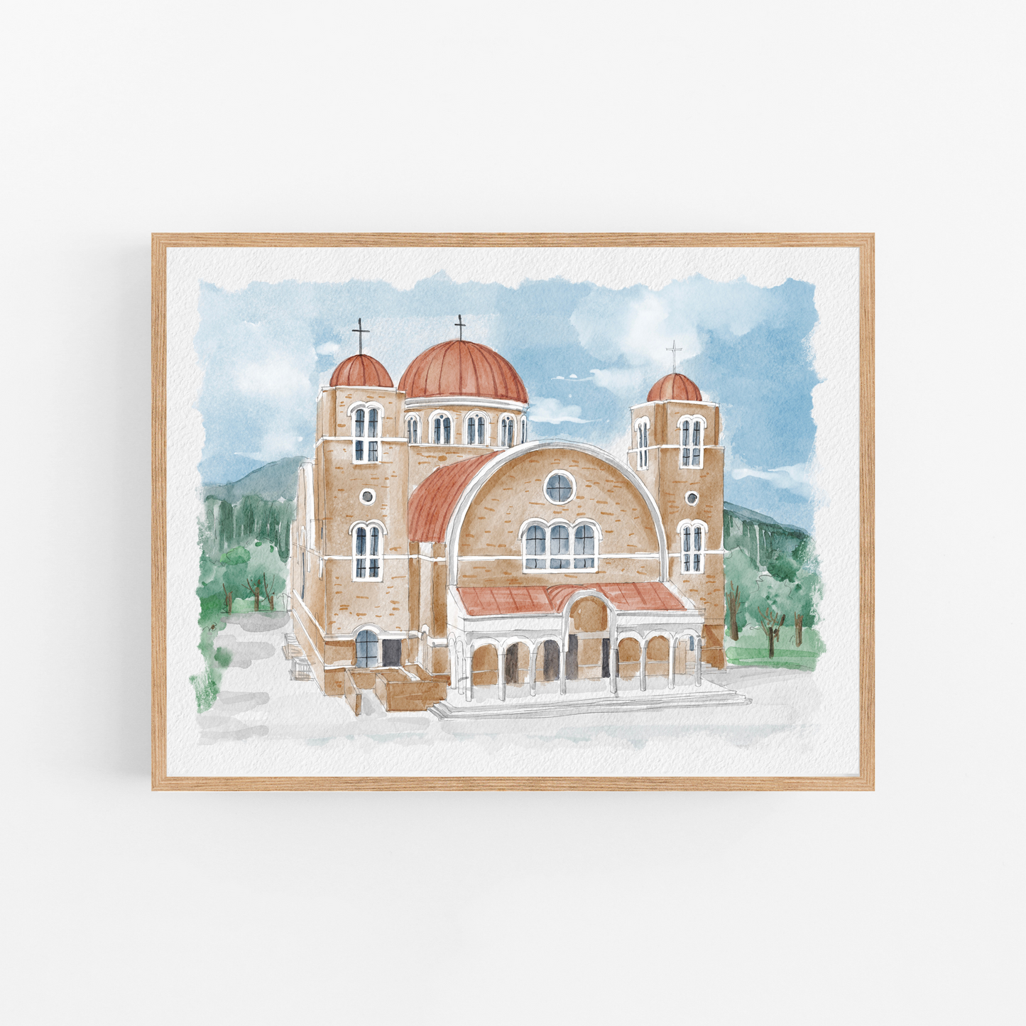 Custom Housewarming Gift, House Portrait from Photo, Custom Watercolor House Portrait,  New House Gift Idea, First Home Gift