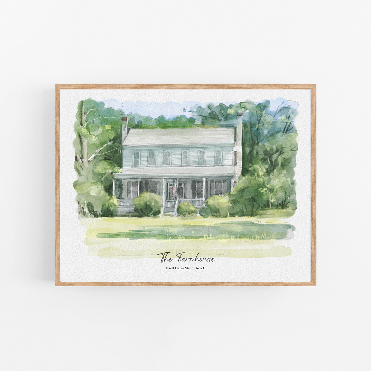 Custom Housewarming Gift, House Portrait from Photo, Custom Watercolor House Portrait,  New House Gift Idea, First Home Gift