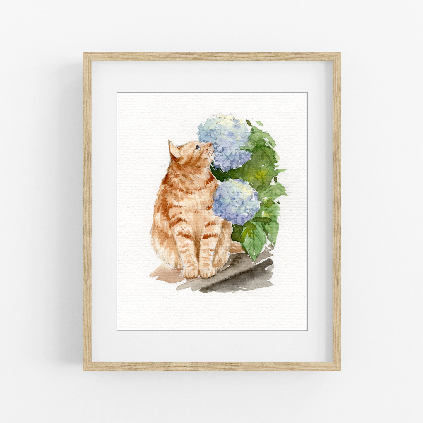 Custom Pet Portrait From Photo | Personalized Watercolor Pet Painting